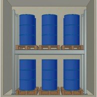 Container Grecatino 12/16 fusti